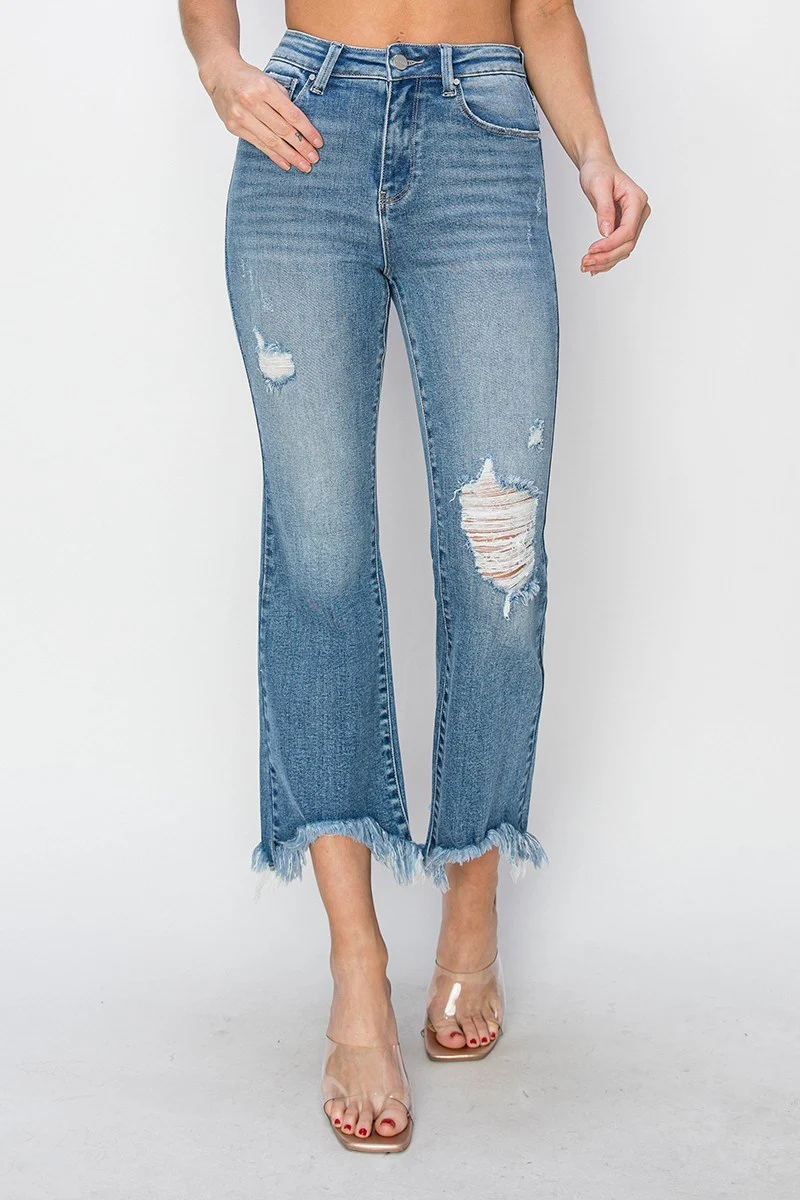 High Rise Bootcut Jean